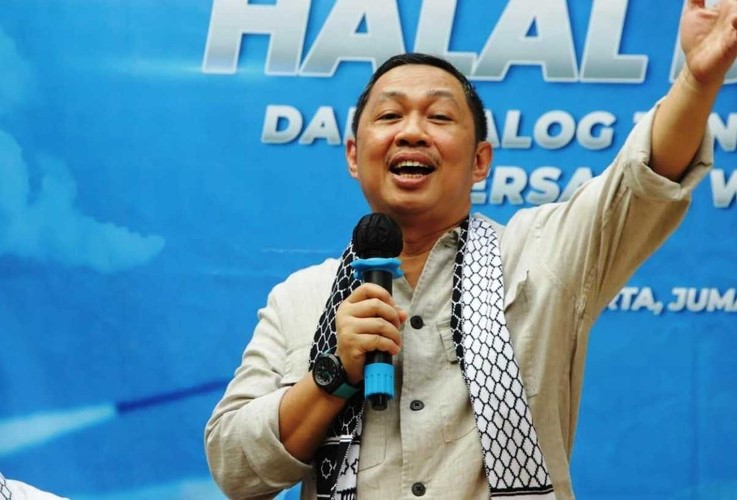Anis Matta, the Chairman of the Gelora Party