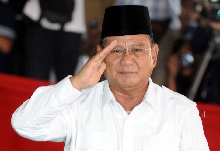 Prabowo Subianto, the Chairman of Gerindra Party