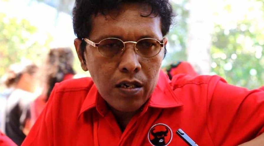 Adian Napitupulu, an Indonesian Democratic Party of Struggle (PDI-P) politician