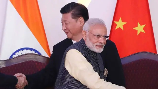 Prime Ministaer of India Narendra Modi and the President China Xi Jinping.