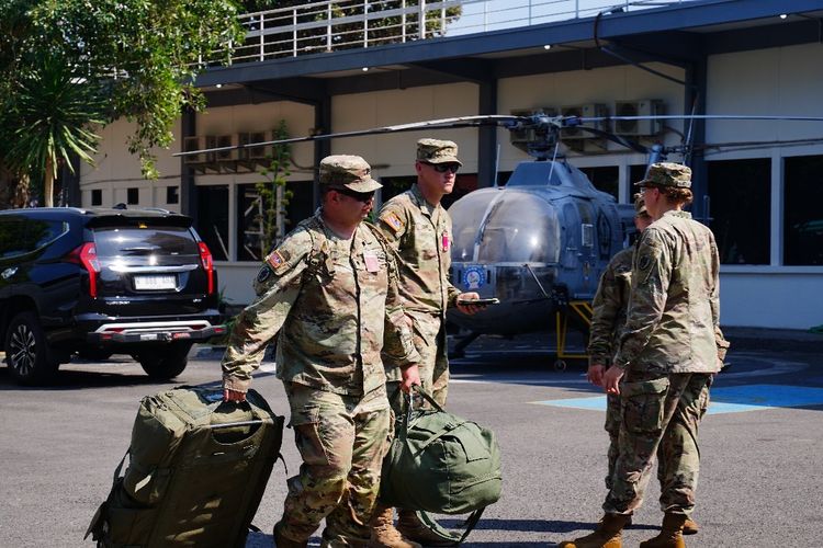 The United States has deployed hundreds of soldiers for this joint exercise. (Photo: the documentary of the Indonesian National Armed Forces Information Center (Kapuspen TNI)).
