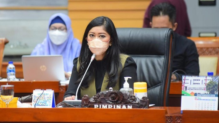 Meutya Hafid, the Chairperson of Commission I of the Indonesian House of Representatives (DPR).