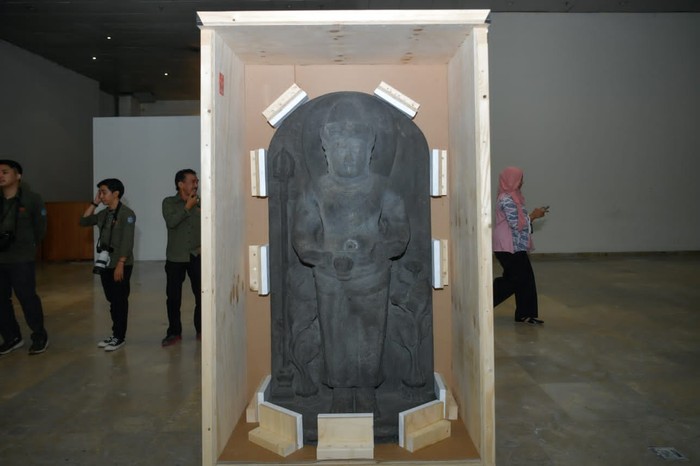Nandishvara sculpture. (Photo: Ministry of Education, Culture, Research, and Technology).