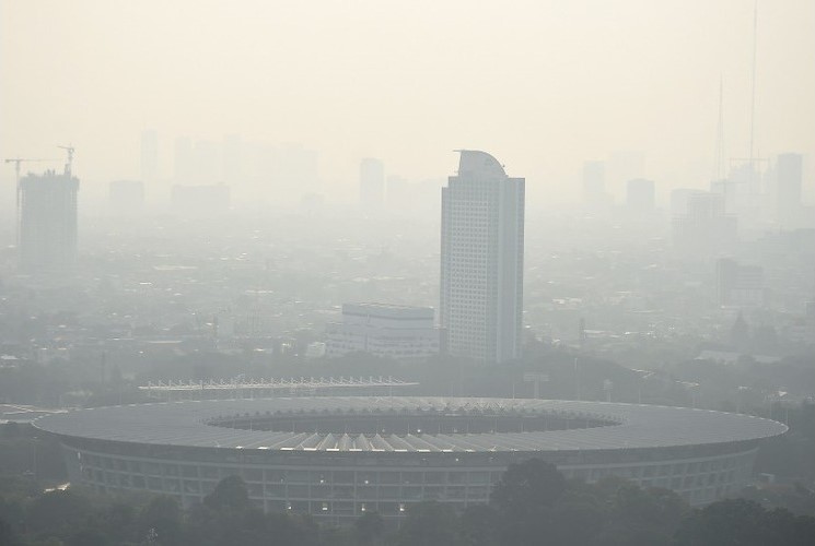 Air pollution crisis in Jakarta.
