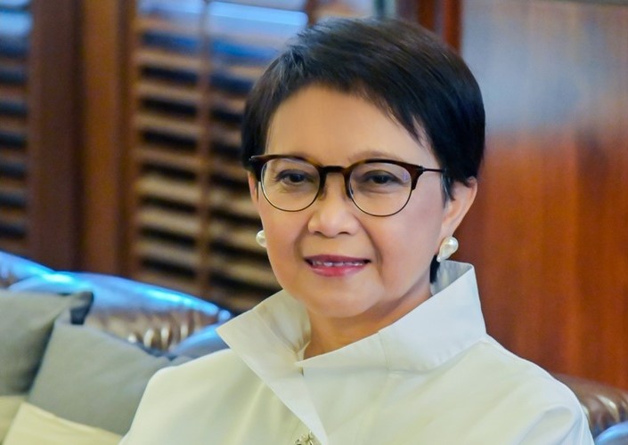 Retno Marsudi, the Indonesian Foreign Minister.