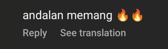 netizen comment on Instagram