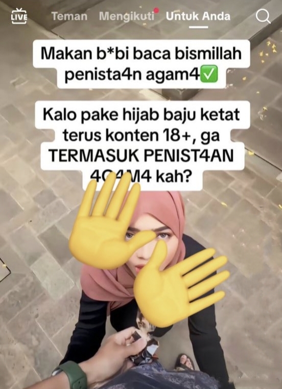 Screenshot of OF TikTok content (Photo: Twitter/AREAJULID)