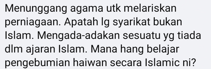 comment