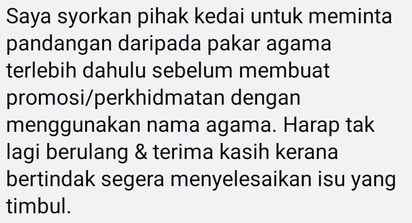 comment