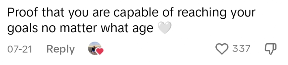 netizen comment on TikTok.