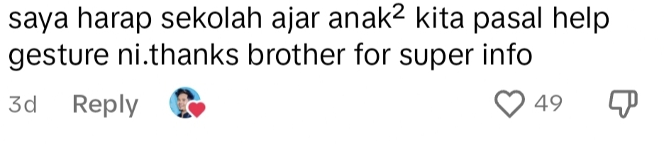 comment