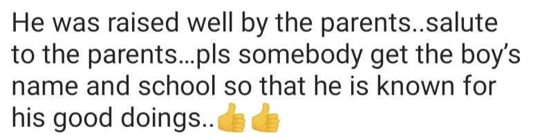 comment