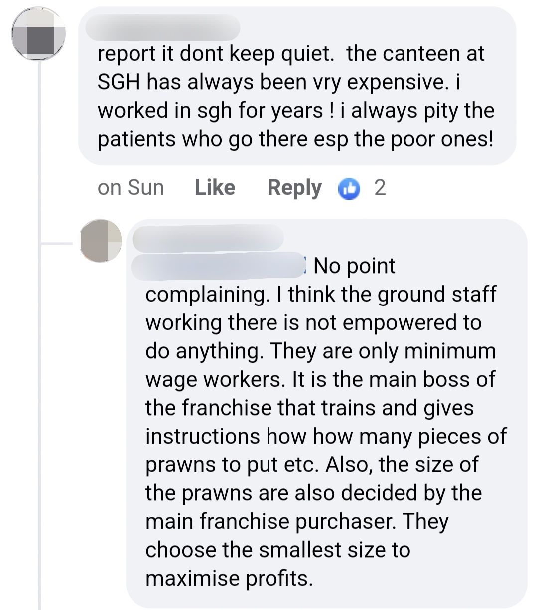 complain
