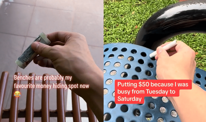 Singaporean man hides money in random places, aims to bring luck and blessings to finders