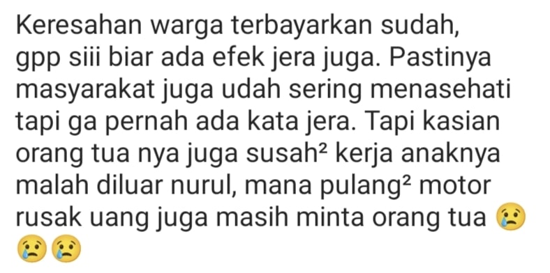 comment