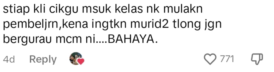 comment