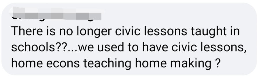 comment