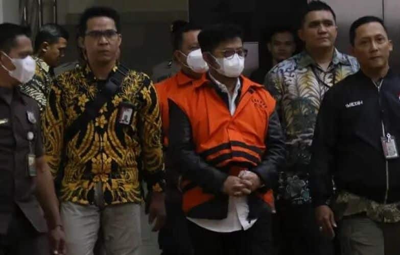 Syahrul Yasin Limpo is detained in a case involving allegations of extortion in office, accepting gratuities, and money laundering (TPPU) within the Ministry of Agriculture. (Photo: Liputan6.com)
