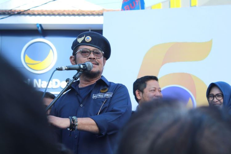 Syahrul Yasin Limpo is known to have held the position of Advisor to the Nasdem Party. (Photo: manifesto.id)