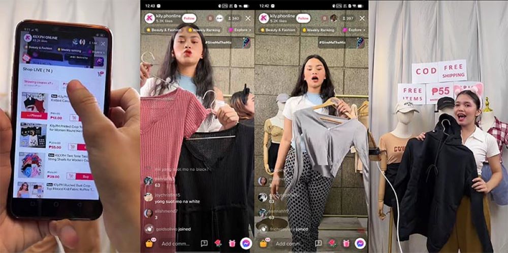Illustration. TIkTok Shop livestreaming. (Photo: malaya.com.ph)