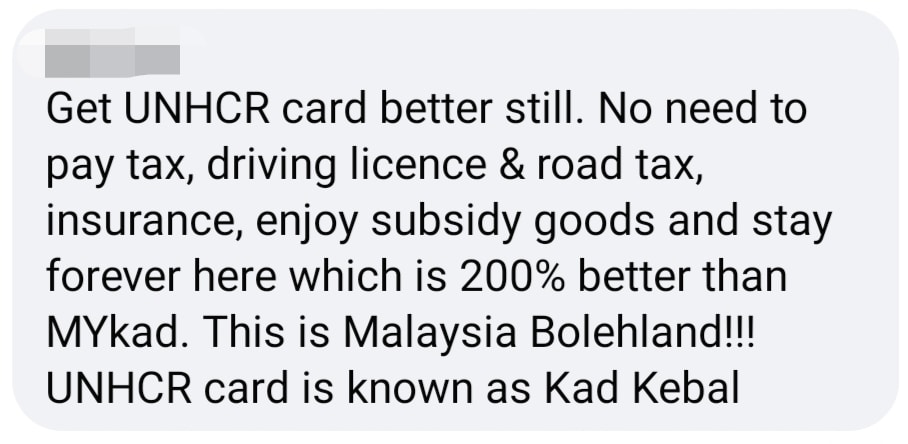 comment