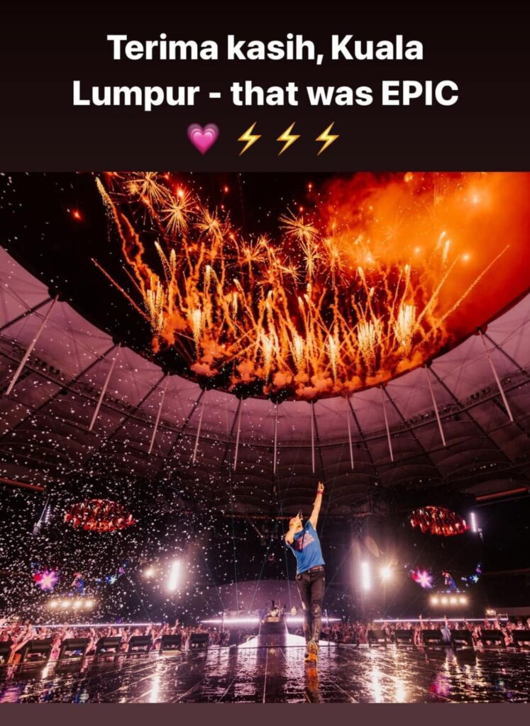 (Photo: Coldplay on Instagram)