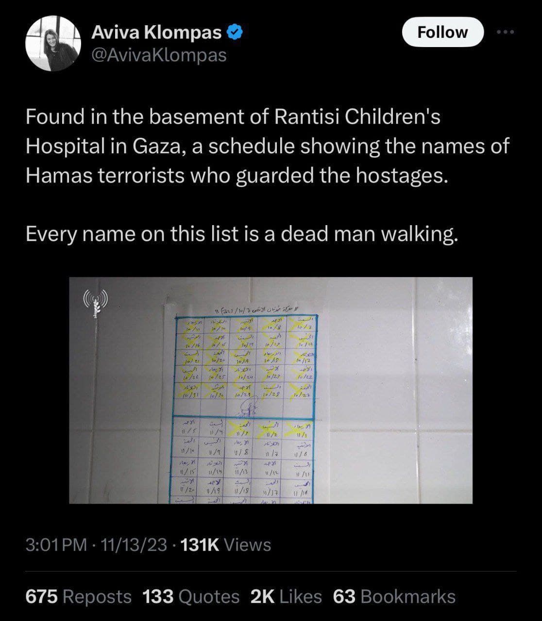 A screenshot of Aviva's tweet, which has been reposted by various social media users