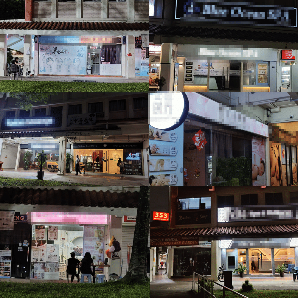 Massage stablishments in Jurong East