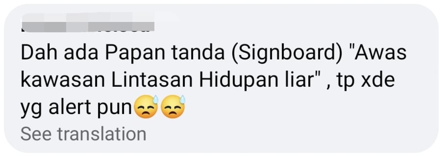 comment