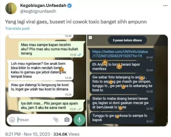(Photo: X/kegblgnnfaedh)