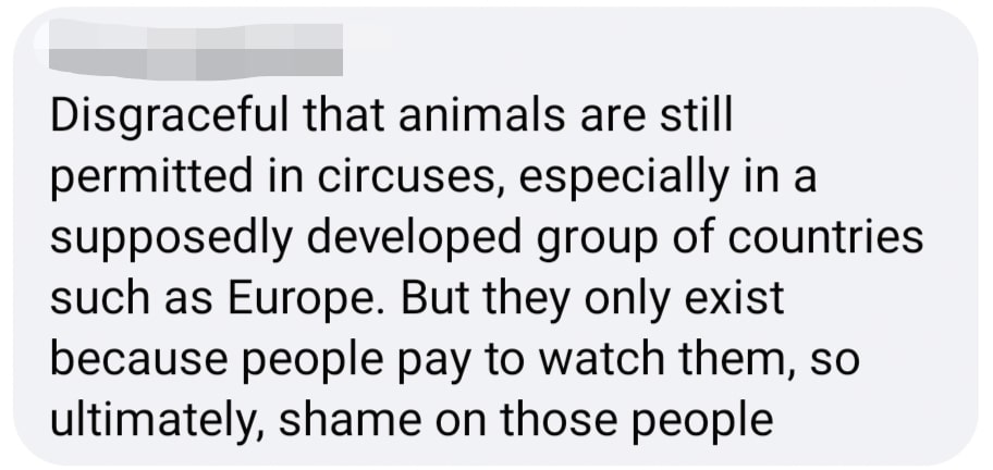 comment