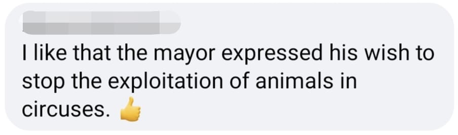comment