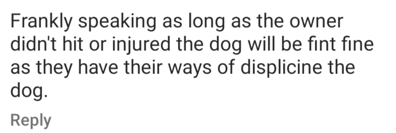 comment