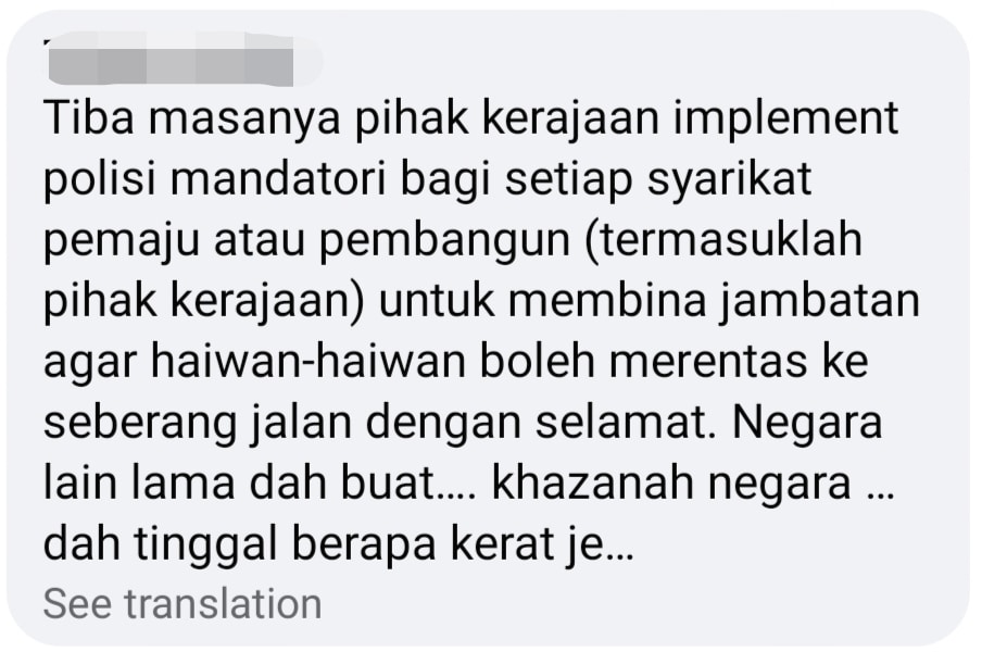 comment