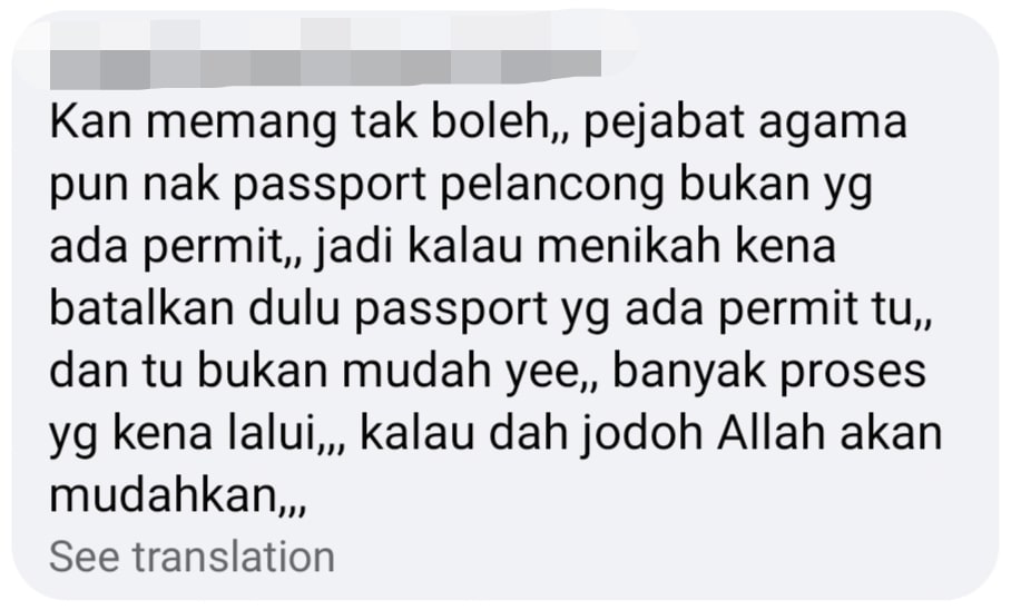 comment