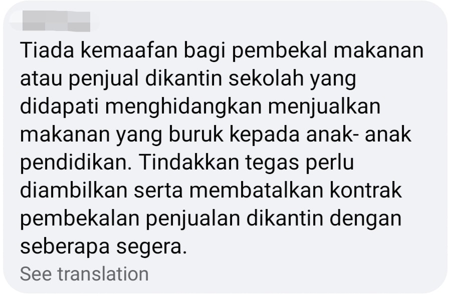 comment