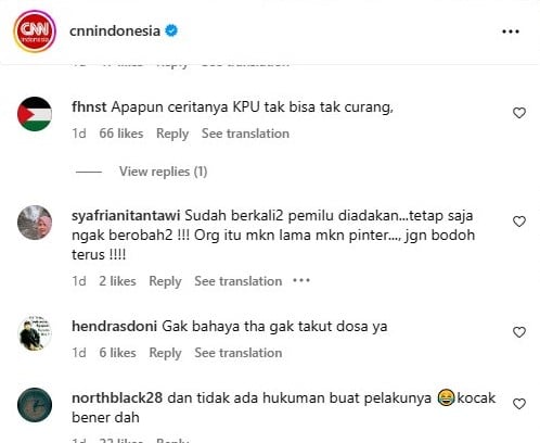 (Source: Instagram/CNN Indonesia)