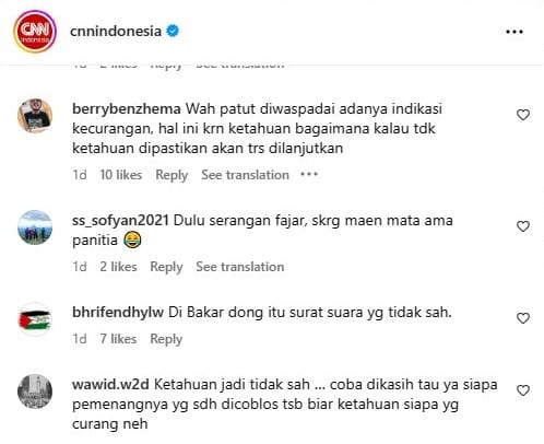 (Source: Instagram/CNN Indonesia)