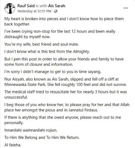 (Photo: Facebook/@Rauf Said)