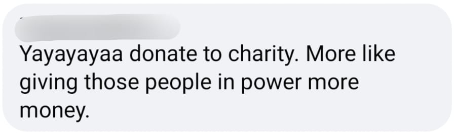 comment