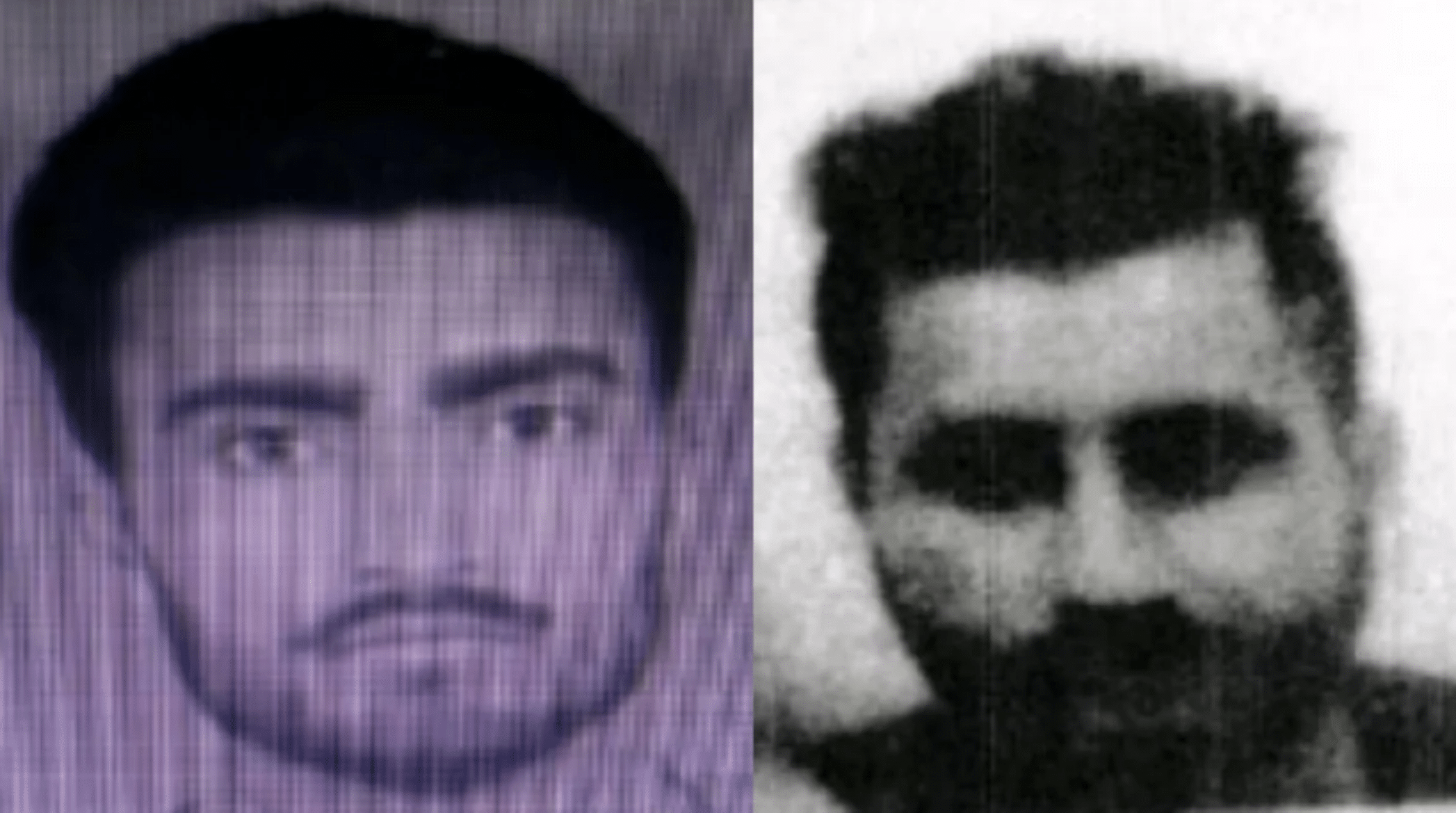Two foreigners are sought to assist in the investigation of the discovery of a woman's body encased in cement in a bathroom. (Photo courtesy of the Police)