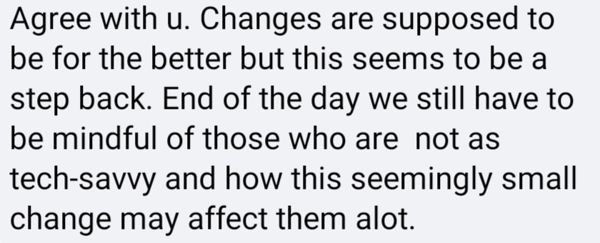 comment