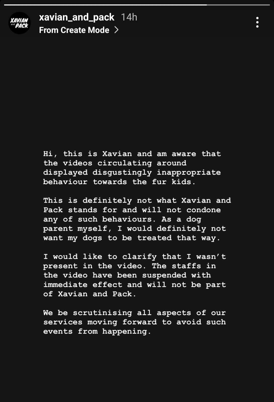 apology