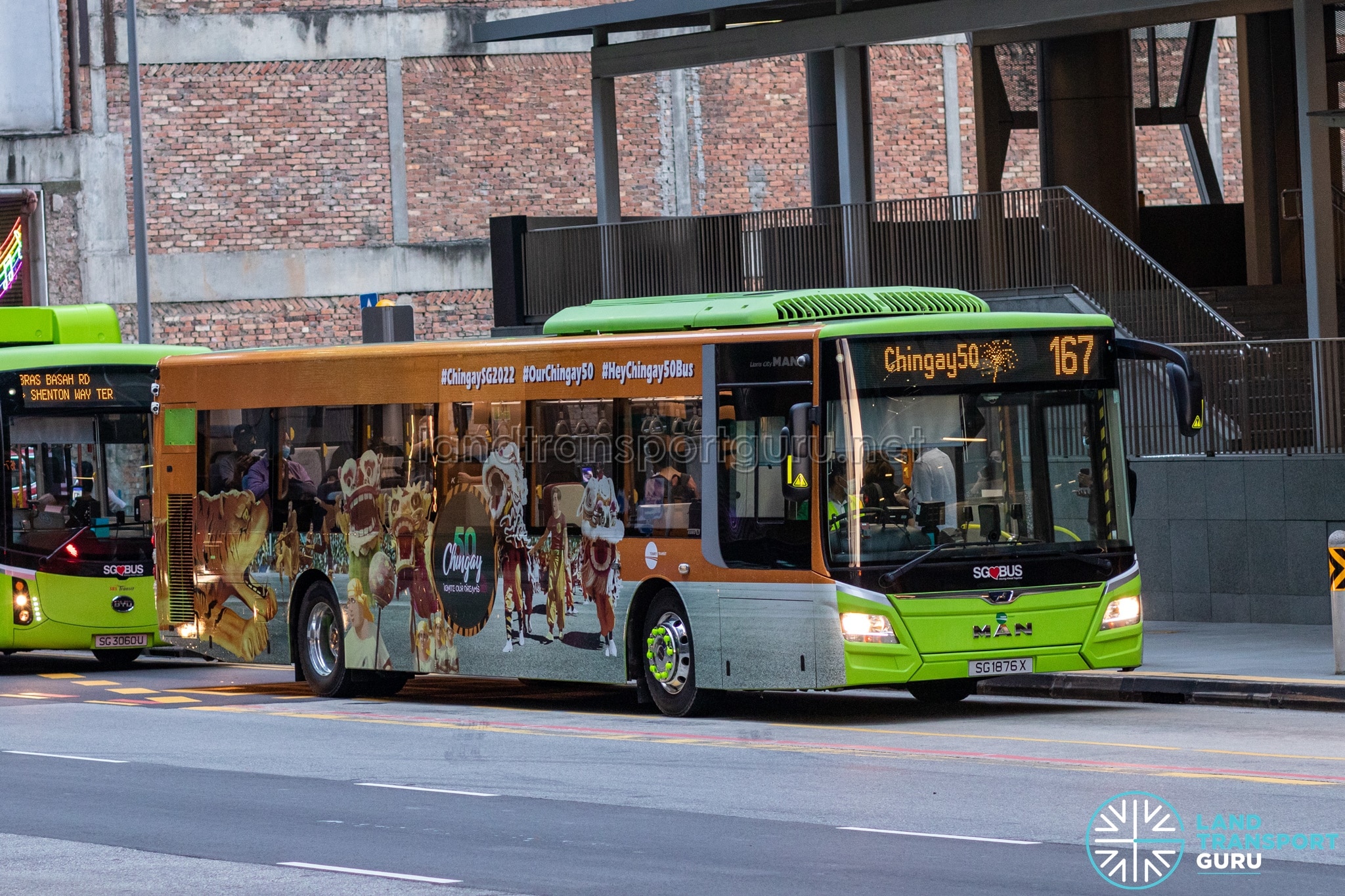 Advertisement on Bus Service 167 (landtransportguru)