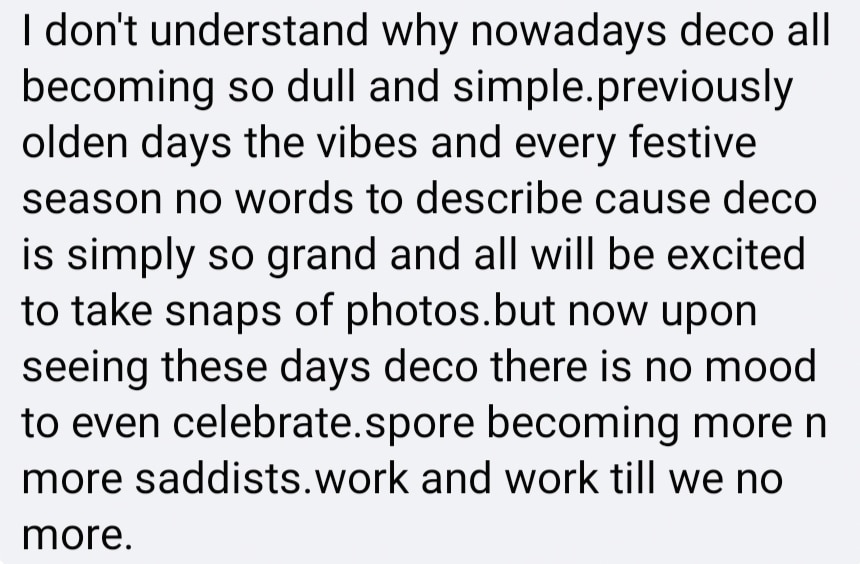 comment
