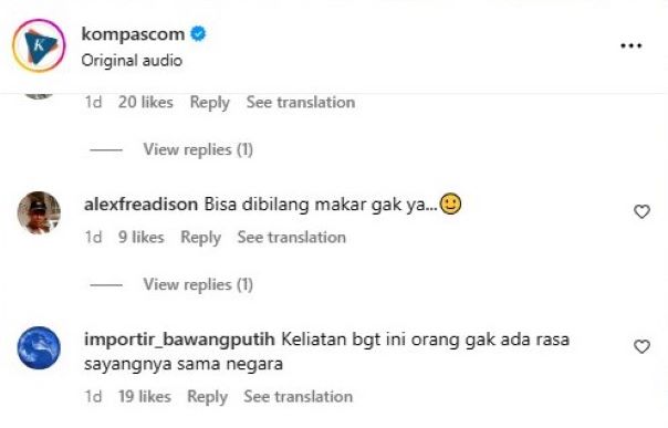 (Source: Instagram/@kompascom)