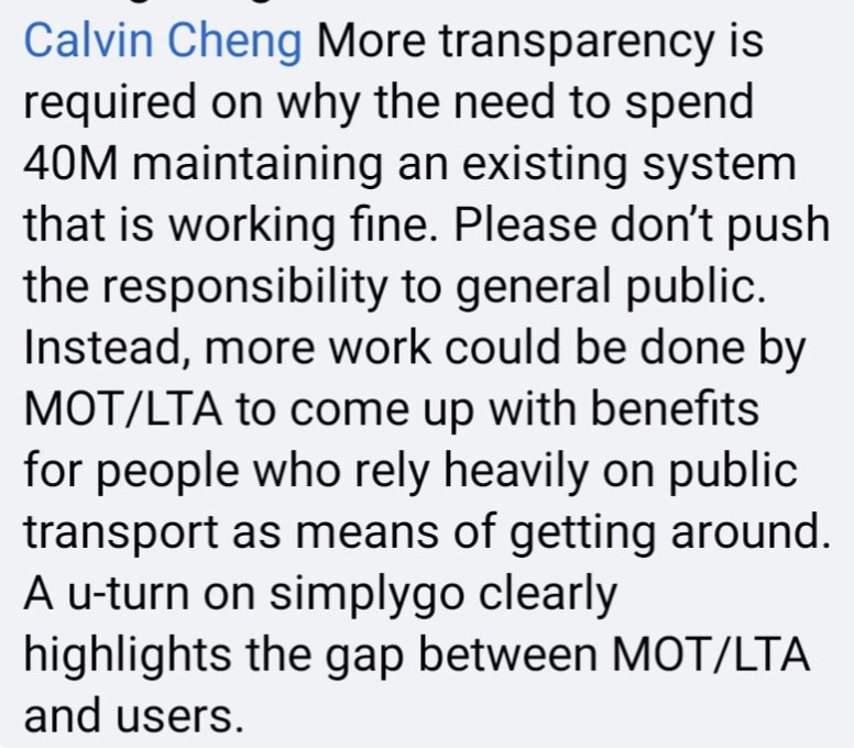 comment