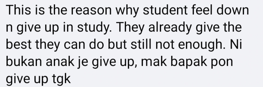 comment