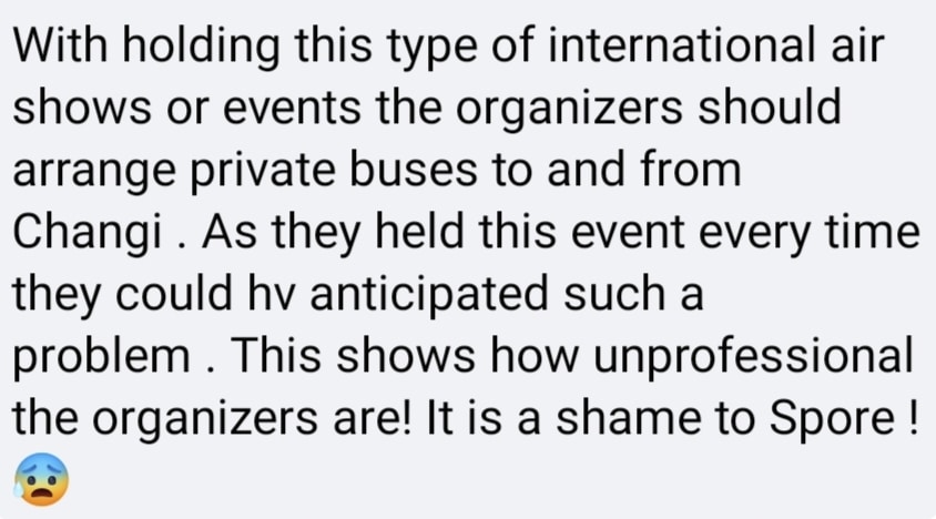 airshow comment