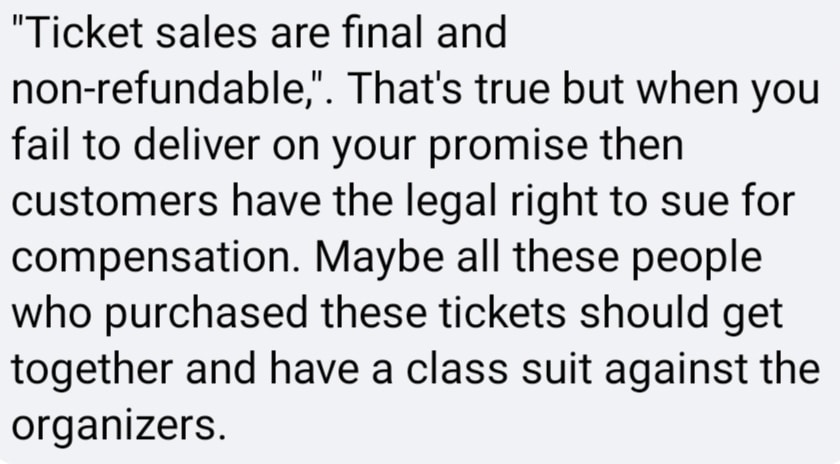 refund comments